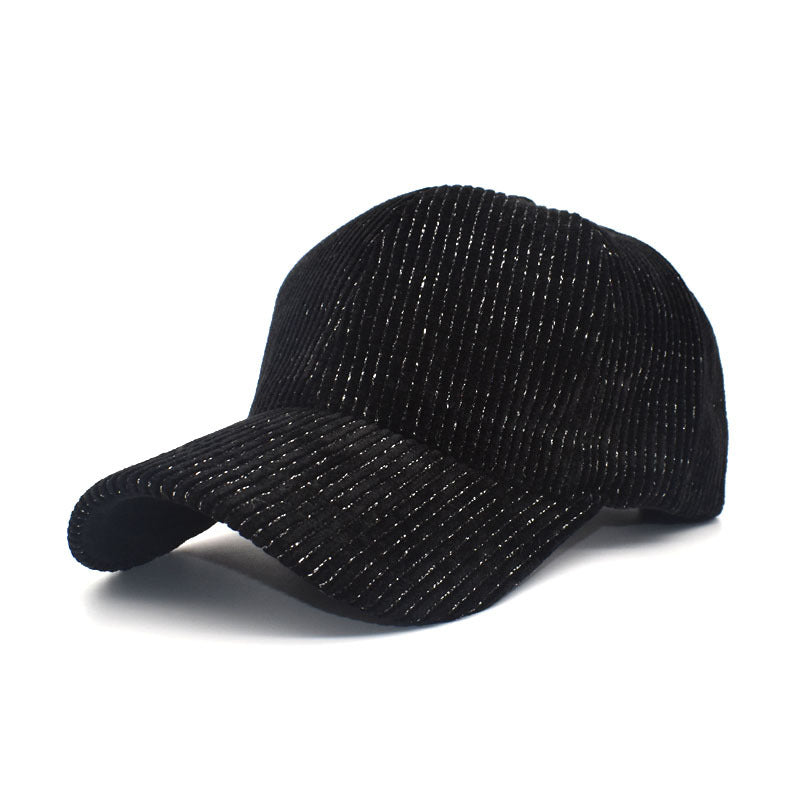 Wholesale Striped Corduroy Baseball Cap